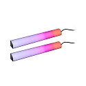 Paulmann Barre lumineuse lot de 2, RGB IP20, noir  gradable