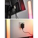 Paulmann Barre lumineuse lot de 2, RGB IP20, noir  gradable