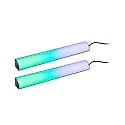Paulmann Barre lumineuse lot de 2, RGB IP20, noir  gradable