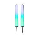 Paulmann Barre lumineuse lot de 2, RGB IP20, noir  gradable