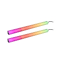 Barre lumineuse lot de 2, RGB IP20, noir  gradable