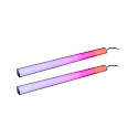 Paulmann Barre lumineuse lot de 2, RGB IP20, noir  gradable