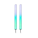 Paulmann Barre lumineuse lot de 2, RGB IP20, noir  gradable