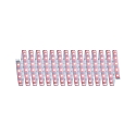 Paulmann Syst�me d'�clairage en continu MAXLED 500 ZIGBEE RGBW PROTECT COVER lot de 1, RGBW, contr�lable par ZigBee argent