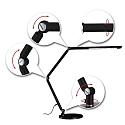 Paulmann Lampe de bureau FLEXBAR LED Tunable White, r�glable, noir  gradable