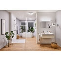 Paulmann Miroir avec �clairage JORA LED angulaire, avec interrupteur, avec bras articul�, CCT Switch, avec prise de courant IP44
