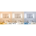 Paulmann mirror luminaire HOMESPA LUNO LED short, with sensor, CCT Switch IP44, aluminium 