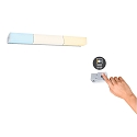 Paulmann mirror luminaire HOMESPA LUNO LED short, with sensor, CCT Switch IP44, aluminium 