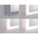 Miroir avec �clairage MIRRA LED 60 X 80CM / HIGH angulaire, CCT Switch, avec variateur tactile, avec fonction chauffante IP44