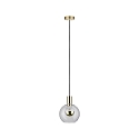 Luminaire à suspension NEORDIC ESBEN E27, dégager, laiton brossé gradable