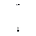 Paulmann Luminaire à suspension LARUS E27 IP44, chrome gradable