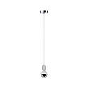 Paulmann Luminaire à suspension LARUS E27 IP44, chrome gradable
