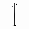 Lampadaire PURIC PANE I � 2 flammes, rotatif, avec interrupteur, inclinable IP20, noir  gradable