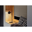 Paulmann table lamp PURIC PANE I 1 flame, rotatable, tiltable IP20, black dimmable