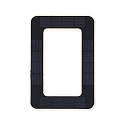 Paulmann Num�ros de maison lumineux solaires avec batterie, indirect IP44, noir , blanc mat 