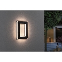 Paulmann Num�ros de maison lumineux solaires avec batterie, indirect IP44, noir , blanc mat 