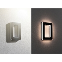 Paulmann Num�ros de maison lumineux solaires avec batterie, indirect IP44, noir , blanc mat 