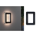 Paulmann Num�ros de maison lumineux solaires avec batterie, indirect IP44, noir , blanc mat 