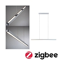 Paulmann pendant luminaire LENTO ZigBee controllable IP20, chrome matt dimmable