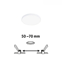 Paulmann Lumi�re encastr�e VARIFIT VENULA EDGE IP44, blanche gradable 6W 500 | 750lm 4000K CRI >80