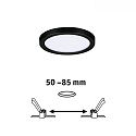 Panneau � LED AREO VARIFIT ON-OFF 118MM rond, r�glable, commutable, 8W 1400lm 4000K CRI >80