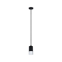 Luminaire � suspension KAME 3STEP-DM cylindrique, dimmable, r�glable IP44, mat, noir �clatant gradable