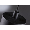 Paulmann Luminaire � suspension KAME 3STEP-DM cylindrique, dimmable, r�glable IP44, mat, noir �clatant gradable