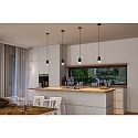 Paulmann Luminaire � suspension KAME 3STEP-DM cylindrique, dimmable, r�glable IP44, mat, noir �clatant gradable
