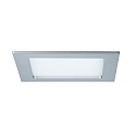 Paulmann LED Recessed luminaire QUALITY PREMIUM PANEL LED, square, IP44, 1x12W, 4000K, 230V, 165x165mm, chrome matt