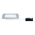 Paulmann LED Recessed luminaire QUALITY PREMIUM PANEL LED, square, IP44, 1x12W, 2700K, 230V, 165x165mm, chrome matt