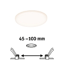 Paulmann Panneau � LED VELUNA VARIFIT LED rond, r�glable, 10W 700lm 3000K CRI >80