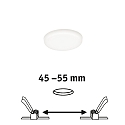 Paulmann LED panel VELUNA VARIFIT LED round, adjustable, 6W 400lm 4000K CRI >80