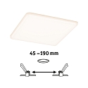 Paulmann Panneau � LED VELUNA VARIFIT LED rond, r�glable, 19W 1400lm 3000K CRI >80
