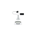 Paulmann Downlight NOVA GU10 angulaire, pivotant, lot de 1 GU10 IP65, chrome, blanc mat gradable