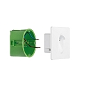 Paulmann Paulmann Wall recessed luminaire square 2700K white, 2,7W with motion detector