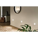 Paulmann Wall recessed luminaire round 2700K white, 1,7W
