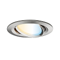 Paulmann Lumi�re encastr�e NOVA PLUS COIN TW LED rond, pivotant, lot de 3, Tunable White, contr�lable par ZigBee IP23