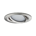 Paulmann Lumi�re encastr�e NOVA PLUS COIN LED rond, pivotant, lot de 3, RGBW, contr�lable par ZigBee IP23, fer bross� gradable 7