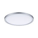 LED Recessed Panel AERO VariFit DIM, round, IP44, � 23cm, 18W 4000K, 3-step dimmable, chrome matt