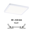 Panneau � LED AREO VARIFIT 3-STEP-DIM 175MM angulaire, dimmable, r�glable, gradable 15W 1200lm 4000K CRI > 80