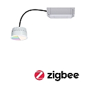 Paulmann Lampe LED COIN ZIGBEE RGBW, contr�lable par ZigBee Coin 5,2W 400lm RGB / 2700-6500K 100� CRI >80