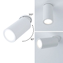 Paulmann Lumière encastrée TURNAL COIN, blanc mat gradable 6W 470lm 2700K 100° 100° CRI >80