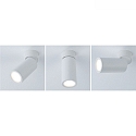 Paulmann Luminaire de plafond TURNAL COIN, blanc mat gradable