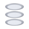 Paulmann Eclairage sous meuble PUKK lot de 3, chrom� mat  3,5W 210 | 300lm 2700K
