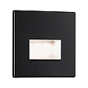 Lumière encastrée EDGE, noir mat 1,2W 50 | 100lm 2700K 100° 100°