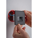 Paulmann Lumière encastrée EDGE, noir mat 1,2W 50 | 100lm 2700K 100° 100°