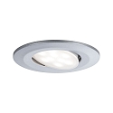 recessed luminaire CALLA swivelling, set of 3 IP65, chrome matt dimmable 5W 430 | 550lm 3000K 100° 100° CRI >80