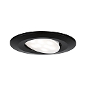 Paulmann Lumière encastrée CALLA pivotant, lot de 3 IP65, noir mat gradable 5W 430 | 550lm 3000K 100° 100° CRI >80