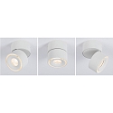Paulmann Spot SPIRCLE LED rotatif, inclinable IP20, blanc mat 