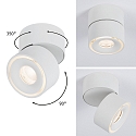 Paulmann Spot SPIRCLE LED rotatif, inclinable IP20, blanc mat 